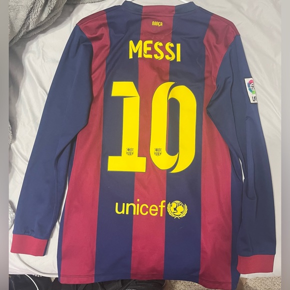 Messi 14/15 #10 Barcelona long sleeve jersey - Picture 1 of 4